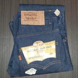 Vintage 80s Levis Saddlemen Boot Cut Jeans